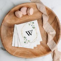 Monogramme Mariage de calligraphie géométrique or