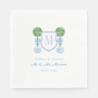 Monogramme Mariage de crête des couples opiacés in