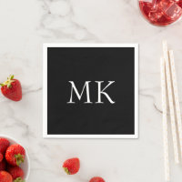 Monogramme noir blanc