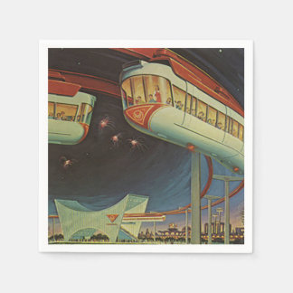Serviette En Papier Monorail de l'exposition universelle de New York 1