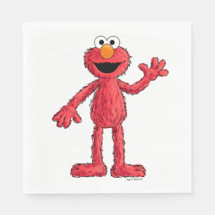Serviette En Papier Monster à la fin de cette histoire   Cutie Elmo