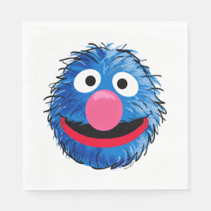 Serviette En Papier Monster à la fin de cette histoire   Grover