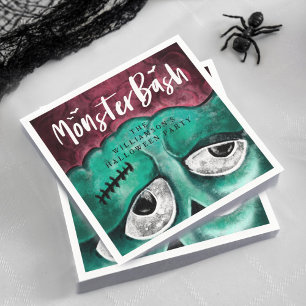 Serviette En Papier Monster Bash Fun Éffrayant Zombie Halloween