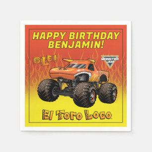 Serviette En Papier Monster Jam - Anniversaire El Toro Loco