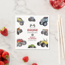 Monster truck, boy any age birthday