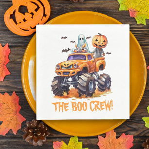 Serviette En Papier Monster Truck Modern Bow Crew Cute Halloween