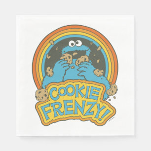 Serviette En Papier Monstre de cookies vintages Cookie Frenzy