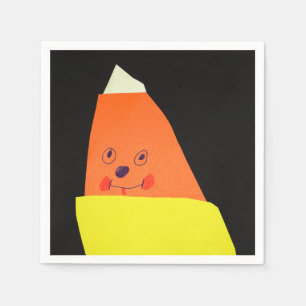 Serviette En Papier Monstre de Corne à bonbons
