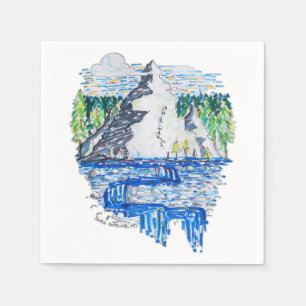 Serviette En Papier Montagne fraîche