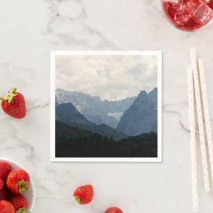 Serviette En Papier Montagnes alpines Nature Photo Pays