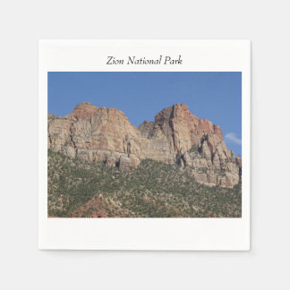 Serviette En Papier Montagnes dans le Parc national de Sion