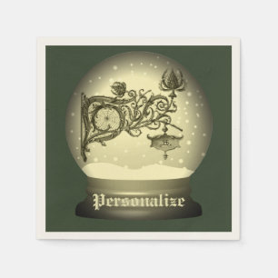 Serviette En Papier Monte-neige Art nouveau