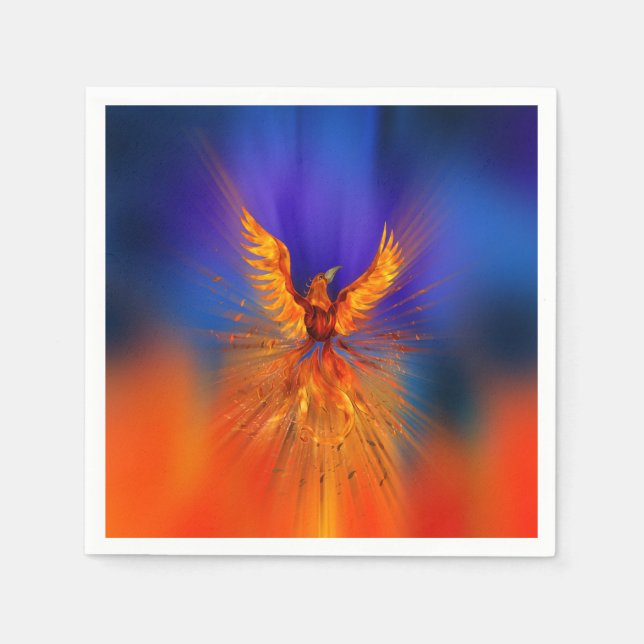 Serviette En Papier Montée de Phoenix (Devant)