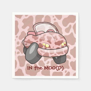 Serviette En Papier Moo Car