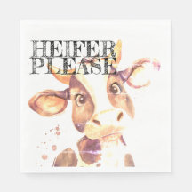 Moo-ve sur des serviettes ennuyeuses : Heifer S'Il
