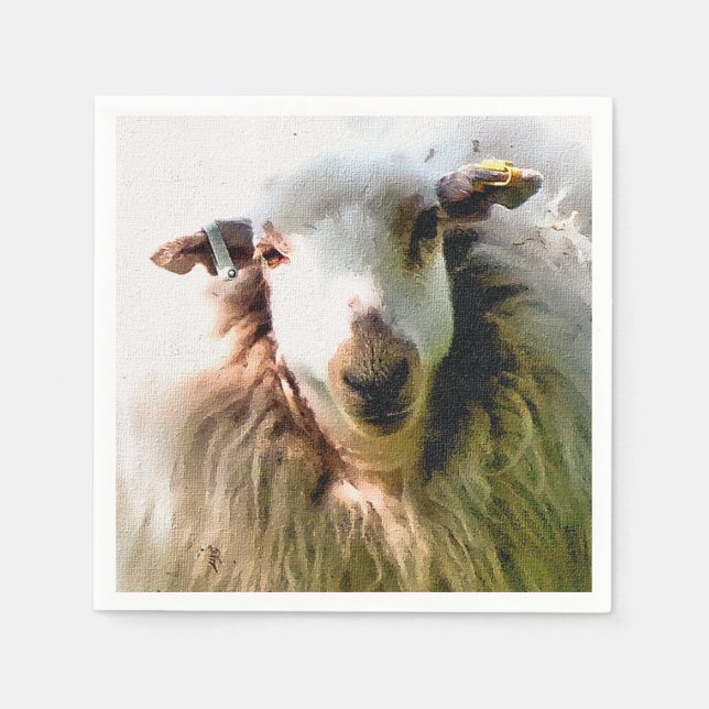 SERVIETTE EN PAPIER MOQUETTE (Devant)