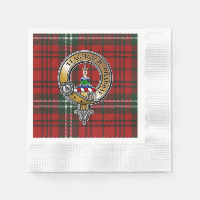 Serviette En Papier Morrison Tartan (Devant)