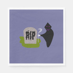 Serviette En Papier Mort dans le cimetière Halloween Papier serviettes