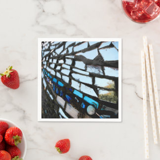 Serviette En Papier Mosaïque de miroirs