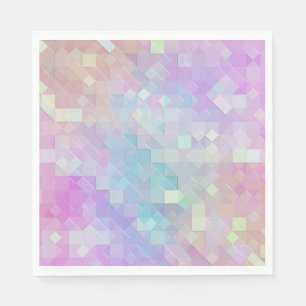 Serviette En Papier mosaïque holo sparkle :
