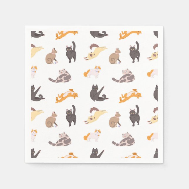 Serviette En Papier Motif (Devant)