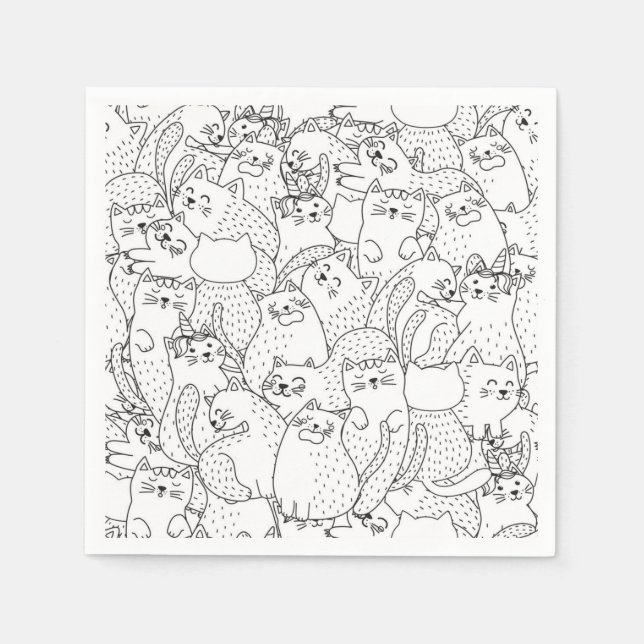 Serviette En Papier Motif (Devant)