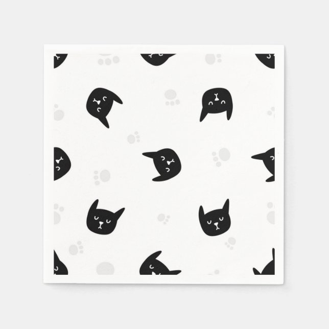 Serviette En Papier Motif (Devant)