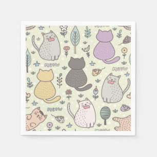 Serviette En Papier Motif