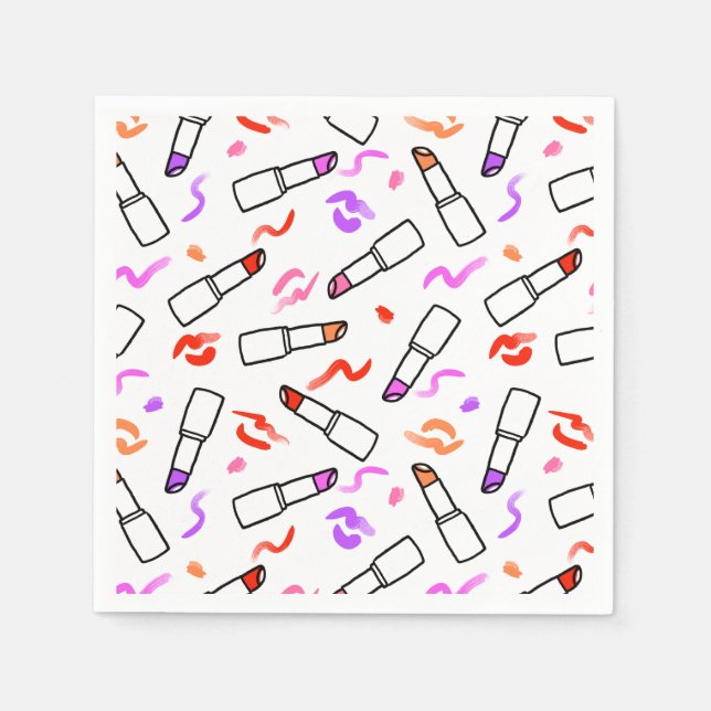 Serviette En Papier Motif (Devant)