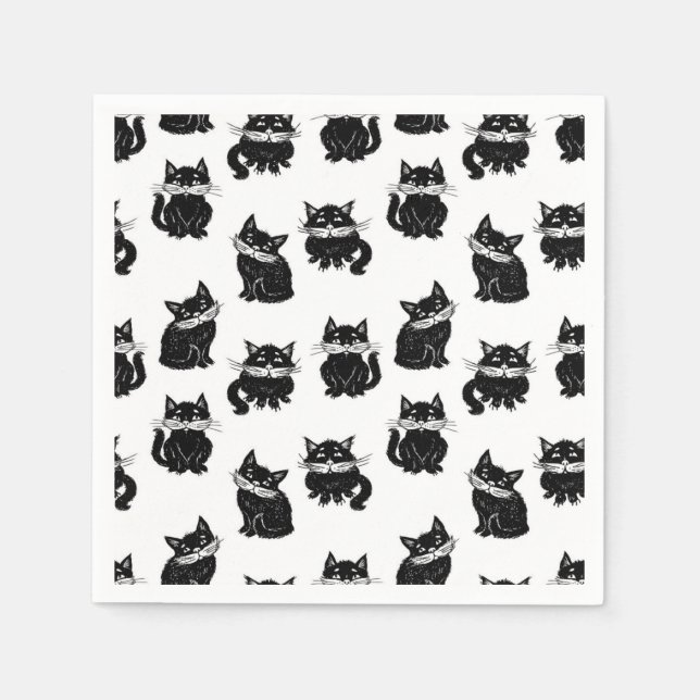 Serviette En Papier Motif (Devant)