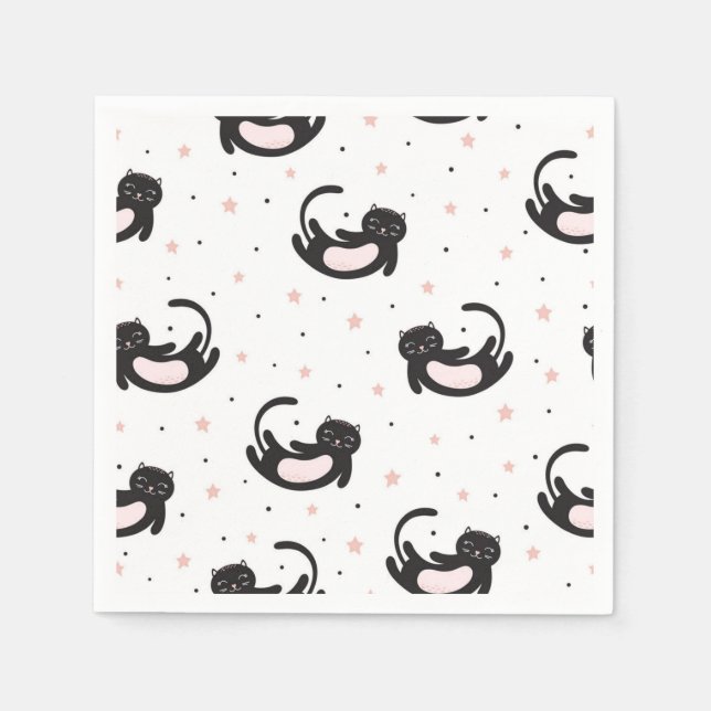 Serviette En Papier Motif (Devant)