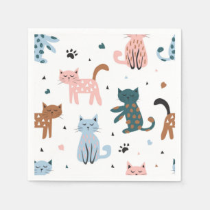 Serviette En Papier Motif