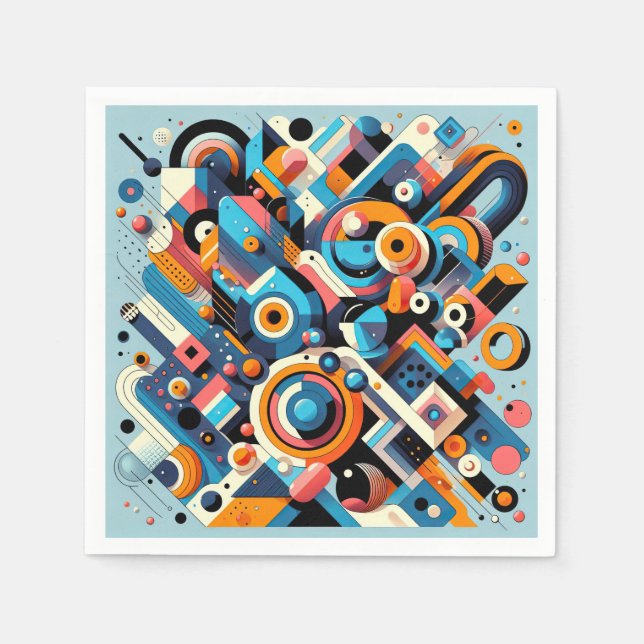 SERVIETTE EN PAPIER MOTIF 1 (Devant)