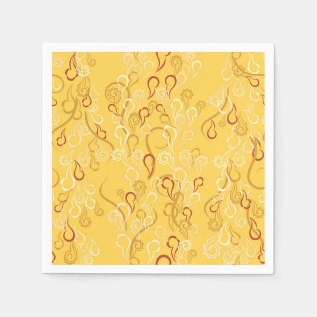 Serviette En Papier motif Abstrait (Devant)