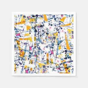 Serviette En Papier motif Abstrait