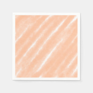 Serviette En Papier Motif Abstrait Aquarelle Couleur Peach Fuzz