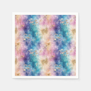 Serviette En Papier Motif Abstrait de Pissenlit Vintage (2)