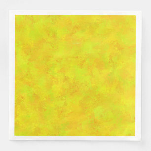 Serviette En Papier Motif Abstrait Jaune Orange Vert