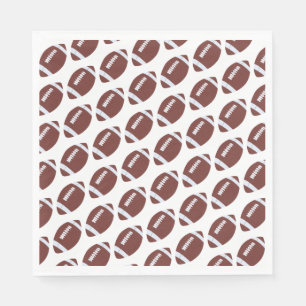 Serviette En Papier Motif américain de football Gridiron Ball