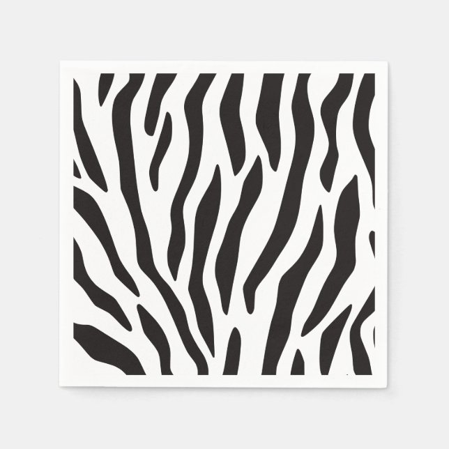 Serviette En Papier Motif animal (Devant)