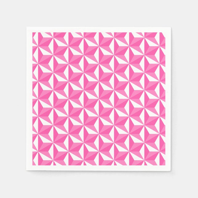 Serviette En Papier Motif Asanoha modèle Sakura (Devant)