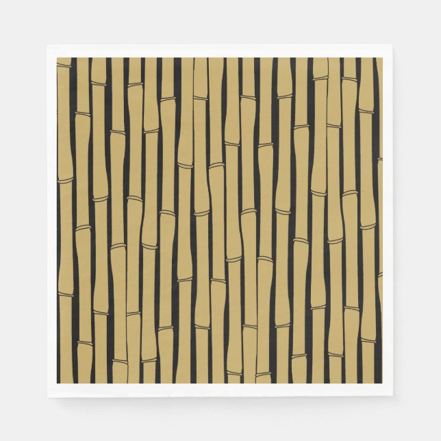 Serviette En Papier Motif bambou (Devant)