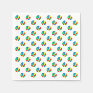 Serviette En Papier Motif Beach Ball Partie du pool