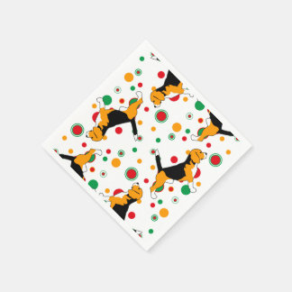 Serviette En Papier Motif Beagle