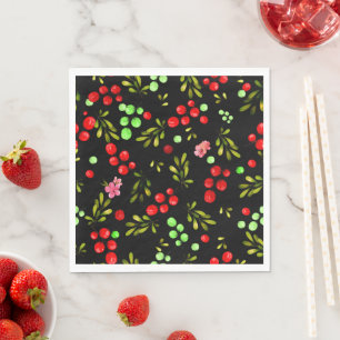 Serviette En Papier Motif Berries