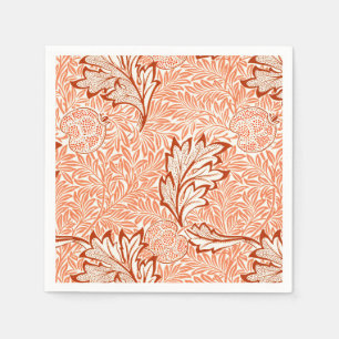 Serviette En Papier Motif botanique vintage de pomme de William Morris
