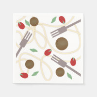 Motif Boules de Viande Spaghetti Cool