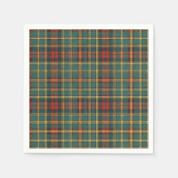 Motif carreau tartan écossais rouge et vert classi