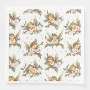 Serviette En Papier Motif d'anges modernes