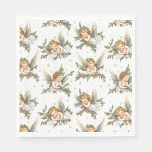 Serviette En Papier Motif d'anges modernes